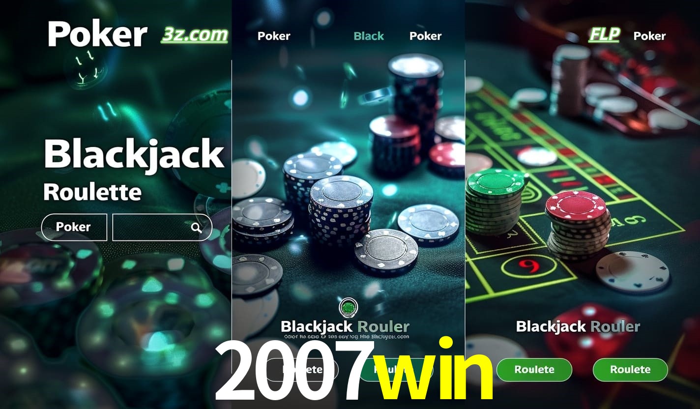 Cassino online 2007win com Poker, Blackjack e Roleta ao vivo para jogadores do Brasil