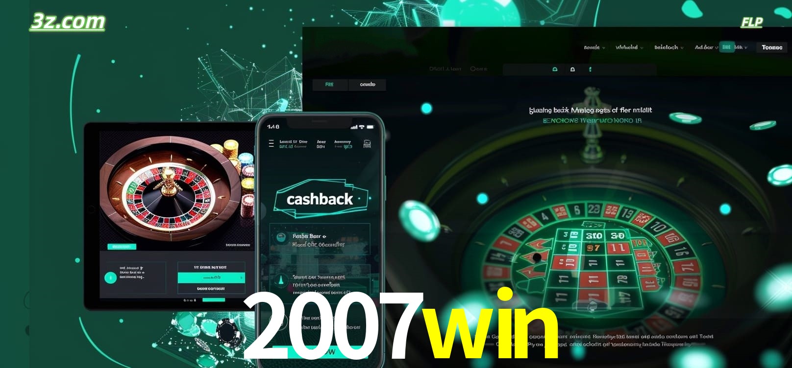 Jogue roleta em dispositivos móveis e desktop com 2007win